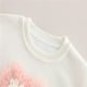 thumbnail image 4 of Odeerbi 1-7 Años Niñas Día de San Valentín Trajes de Algodón de Manga Larga Sudadera Jeans Conjunto de Dos Piezas Holgada Cintura Elástica Pantalones de Mezclilla, 4 of 6