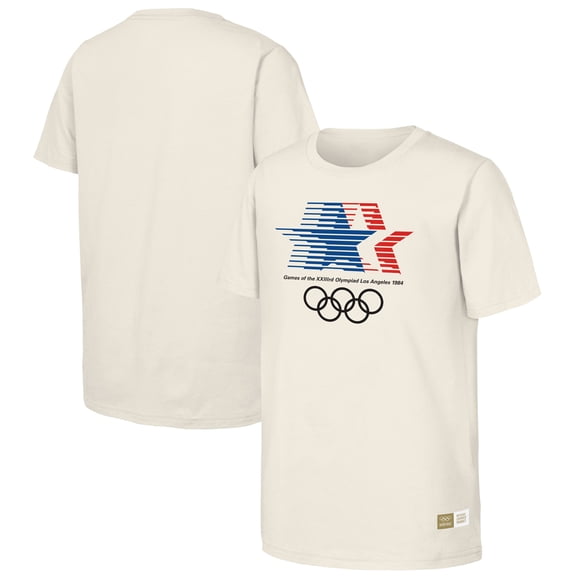 Men's Natural 1984 Los Angeles Games Olympic Heritage T-Shirt