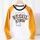 thumbnail image 4 of Gibobby Sudaderas para niños pequeños, playera de algodónOtoño nuevos niños de manga larga niños grandes contraste Color camiseta Top camiseta básica par(Amarillo, 5-6 Años), 4 of 5