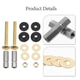 thumbnail image 3 of Bolts For Toilet Tank Sealing Performance Multi Color Standard Toilet Owners School 1 Set, 3 of 4