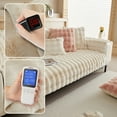 thumbnail image 4 of Bolincty Soft Long Couch Cover Thicken Warm Sofa Seat Mat Full Coverage Pet Dog Cat Proof Slipcover Non Slip Elastic Furniture Sofa Protector Household Supplies, 4 of 7