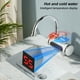 thumbnail image 2 of Mezclador Calentador de agua eléctrico de 360 ​​grados IPX4 IPX4 Pantalla LED impermeable Pantalla Digital Pantalla Digital Grifo 220V / 110V Lavado Tap Fondo Entrada de entrada US Advancent HA012272-03B, 2 of 7