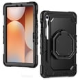 thumbnail image 2 of for Samsung Galaxy Tab S10 Lite/S10 FE/S9 FE/S9 Case 11 inch, 360 Rotating Shockproof Cover with Stand, Handle, Shoulder Strap (SM-X520/X510/X710), Black, 2 of 7