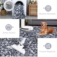 thumbnail image 6 of Traditional Area Rug 8'x10' Foldable Indoor Washable Rug Thin Retro Accent Floral Non-Slip Carpet Mat (Grey), 6 of 7