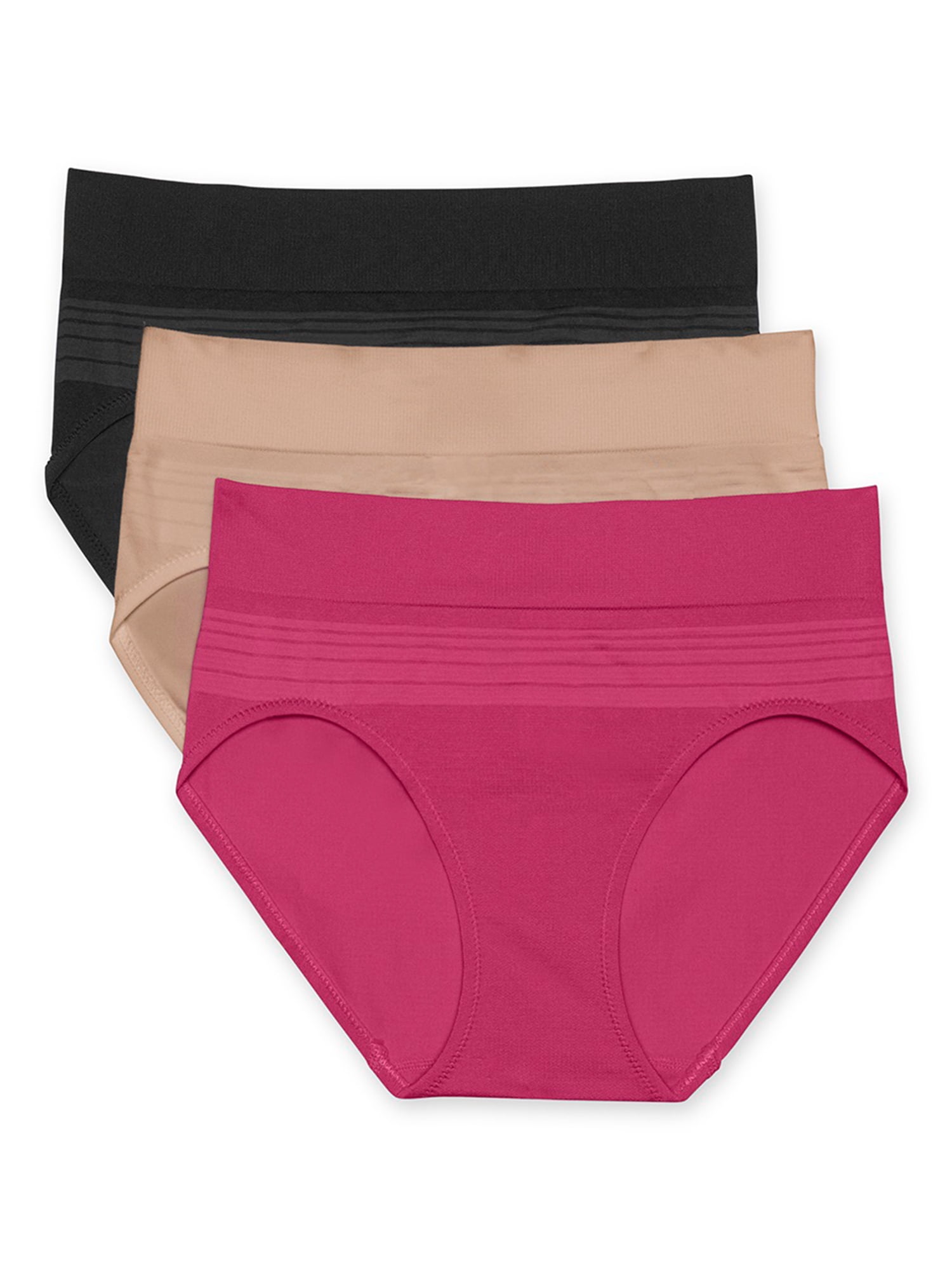 Warners Blissful Benefits Dig-Free Seamless Brief 3-Pack RS6333W 