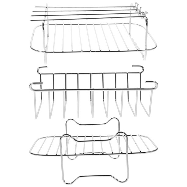 Basket Air Fryer Rack Steel Oven Stainless Grill Accessories Wire Tray