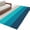 Black Auqa, variant on Blue Aqua Ombre Large Area Rugs for Bedroom Living Room, Soft Non Slip Carpet Bedside Rug, Modern Abstract Art Farmhouse Striped Round Floor Cover Kitchen Accent Rug 3' for Dining Room/Office