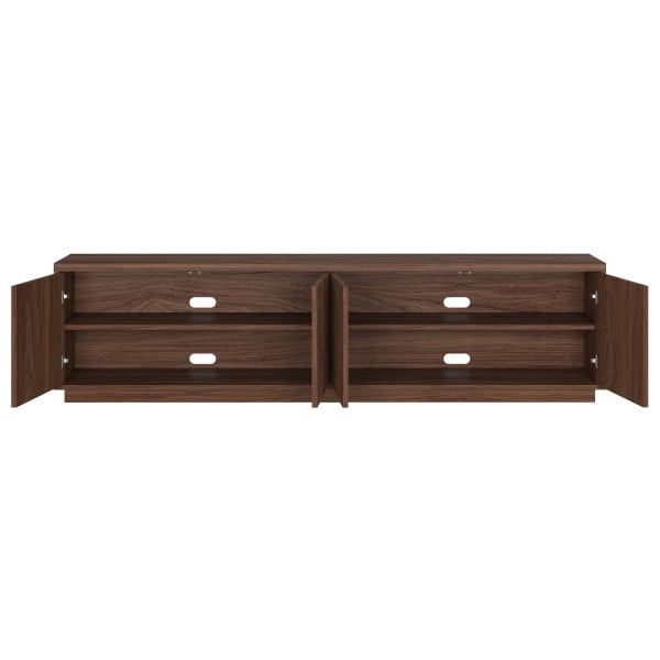 Hanson Rectangular TV Stand for TV's up to 85" in Satin Walnut