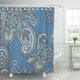 thumbnail image 1 of ABPHQTO Fun Blue Paisley Elegant Classy Cortina de ducha 150x180 cm, 1 of 1