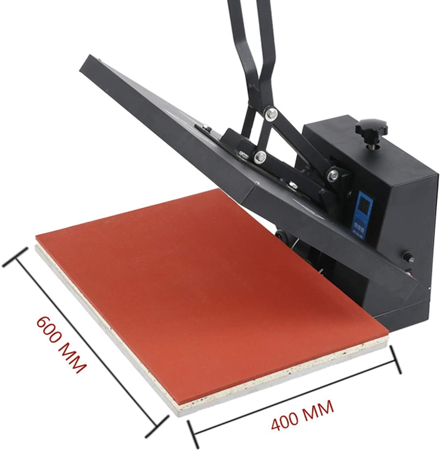FETCOI Heat Press 16"x 24" Industrial Flat Heat Press Machine Clamshell Digital Heat Transfer Sublimation for T-Shirt Mug Hat Plate Cap Pattern Pressing, 110V 1400W 3000°