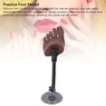 thumbnail image 3 of Practice prosthetic Foot Model, prosthetic Foot Model Nail Practice Foot Mannequin with Stand, Flexible Bendable Soft Silicone Practice Foot for Nail Art Practice Manicure Display, 3 of 7