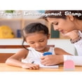 thumbnail image 5 of QUTETN 8pcs Teacher Stamp Set For Classroom Self-inking Personalized Fun Teacher Stamps Grading Office Supplies Elementary School Homework Reward, 5 of 7