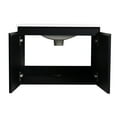 thumbnail image 7 of 24'' Bathroom Vanity With Ceramics Sink & Cabinet Door - Modern Black Soft-close Wall Mounted Finish, 7 of 7