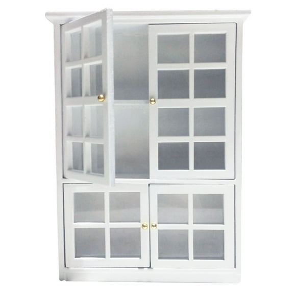 Mini Cabinet Model 1:12 Scale Miniature Bookshelf Miniature Display Cabinet Model