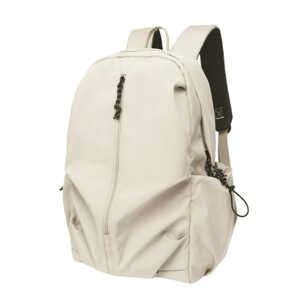 Mochila para portátil con correa ajustable y cierre de cremallera, bolso de mano, mochila de viaje