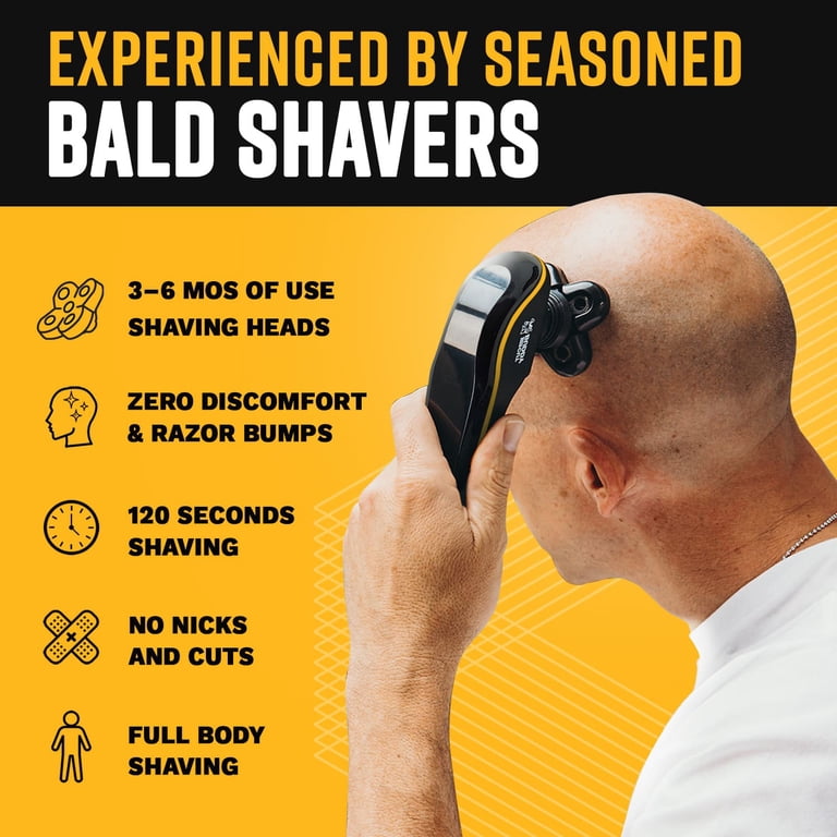 The Cut Buddy Bald Buddy Ergonomic Head Shaver, Gray photo 2