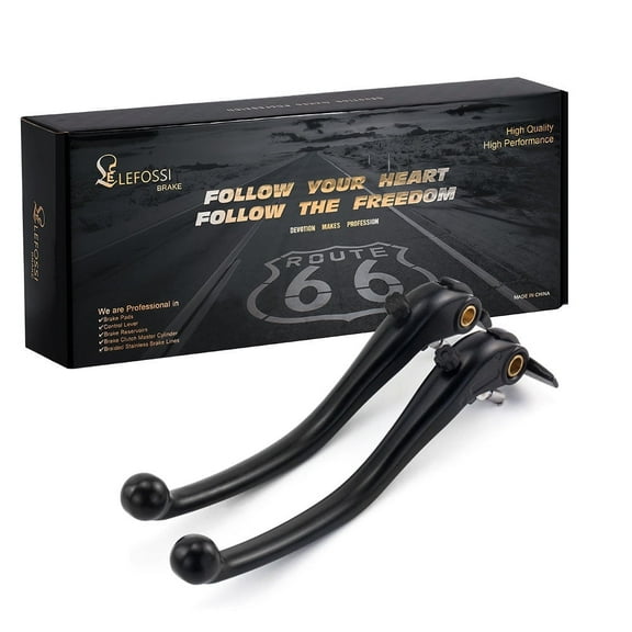 LE LEFOSSI Premium Aluminum Motorcycle Brake & Clutch Lever Compatiable with Ducati 749 848 EVO 999 1098 1198 1199 Streetfighter 1100 Monster 1100 EVO Multistrada 1200 -Safety, Smooth Brake, Black