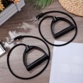 thumbnail image 3 of YWIYIUD 2PCS 4.72x31.5inch Portable PedalResistance Band with Handle Suitable for Adults and Teens Durable PullRope for Workout Strength Training At Home and Gym, 3 of 7