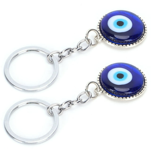 LLavero De Mal De Ojo, Llavero De Mal De Ojo, Adorno Colgante Azul, Protección De La Suerte Para La Familia, Para Compañeros De Clase, Para Amigos
