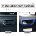thumbnail image 3 of TINKI ABS Inner Car Look Interior Door Handle Panel Cover Trim Fit for Toyota Tacoma 2016 2017 2018 2019 2020 2021 2022 2023 Interior Door Handle Frame, 3 of 14