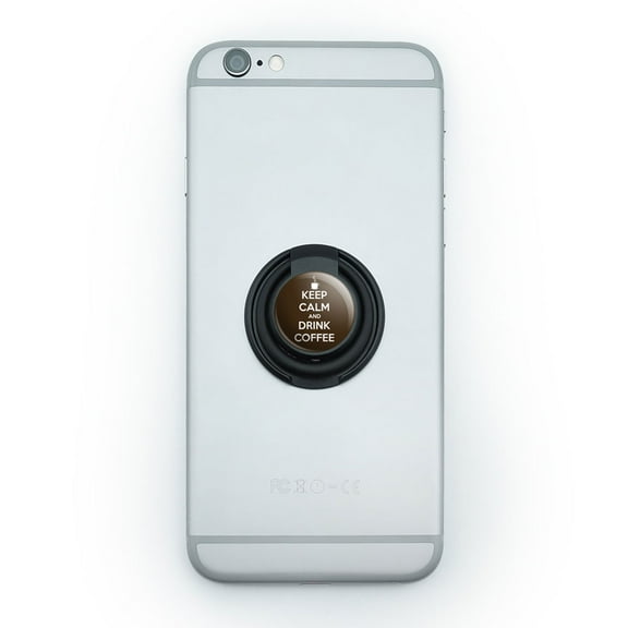 Keep Calm And Drink Coffee Mobile Phone Ring Holder Stand