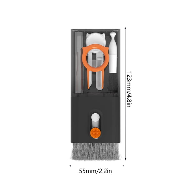 Juego De Limpieza Kit de cepillo de limpieza de computadora 10 en 1 Bolígrafo limpiador de Audífonos multifuncional (negro) Ndcxsfigh Para estrenar