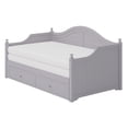thumbnail image 3 of Solid and Stable Twin Size Wood Daybed with Extended Pop Up Trundle and Storage Drawers, Extendable Daybed, Wooden Sofa Bed for Living Room Guest Room (Light Gray), 3 of 9