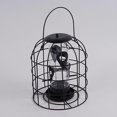 thumbnail image 3 of 1PC Iron Cage Bird Feeder Black Hanging Birds Feeder with Mesh Grid Tube Pet Bird Food Feeder for Home Pet Store (Black), 3 of 4