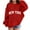 Red, variant on Odeerbi Kids Boys Girls Hoodies Printed Pullover Hooded Sweatshirts Children's Pattern Printed Round Neck Long Sleeve Hooded Sweatshirt Black