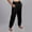 Black, variant on DondPO Womens Sweatpants，Straight Leg Sweatpants For Women Bottom Fleece Joggers Drawstring High Waited Tapered Yoga Pants with Pockets，Baggy Sweatpants，Gym Sweatpants Women Beige L