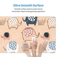 thumbnail image 5 of Bingfone Cute Ink Drawn Elephants Large Gaming Mouse Pad,Extended Desk Mousepad With Stitched Edges,Non-Slip Base,Water Resist Keyboard Pad For Gamer, Office & Home, 29.5 X 16 In, 5 of 9