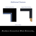 thumbnail image 4 of Framerly - SCSU Tassel Diploma Frame with Black and Royal Blue Mat, 4 of 10