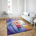 thumbnail image 4 of Watercolor Hello Winter Golden Retriever Chill Christmas Welcome Indoor Rug Goldens Dog Lover Gifts Idea Carpet Living Bed Room Sofa Home Decor - 00016, 4 of 5