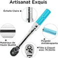 thumbnail image 2 of Bicycle Torque Wrench Set, 1/4 Inch Drive Torque Wrench With Precision Micro Adjustment For Safe And Precise Bike Maintenance, Protective Storage Case Included, 2 of 5
