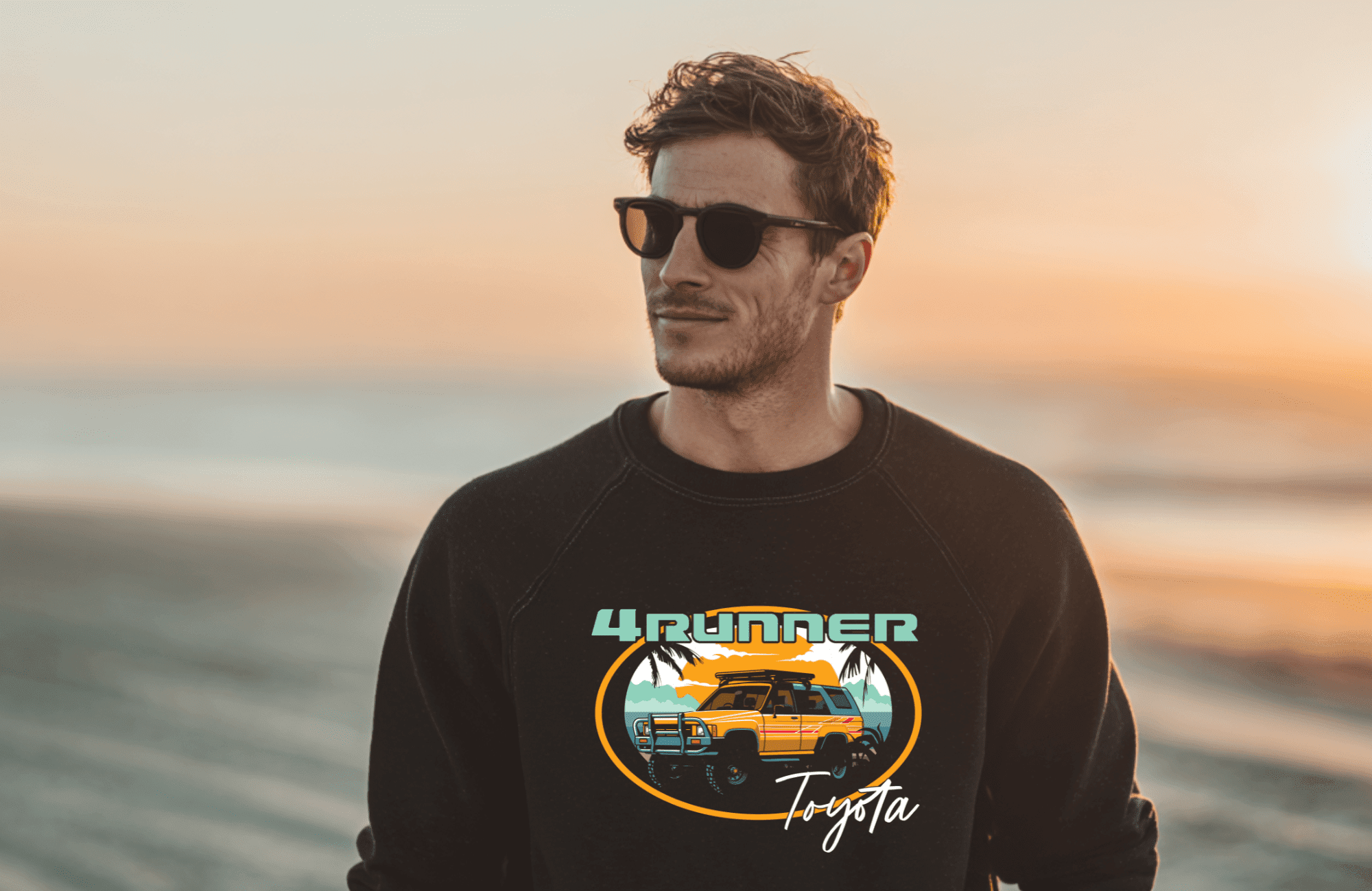 Toyota 4Runner Vintage Beach Off Road Crewneck