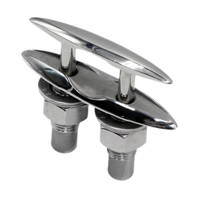 S SERENABLE Pull up Boat Cleats Mirror Polished Sturdy Simple Assembly Marine Rope Cleat 157mm 6inch