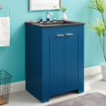 thumbnail image 2 of Sink Vanity Cabinet, Melamine, Blue Navy Black, Modern Contemporary Urban Design, Hotel Bedroom Bathroom Master Suite Guest, 2 of 10