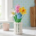 thumbnail image 5 of Brickmaster Botanicals Daffodil Flower Building Kit, 32-Piece Set for Spring Decor and Easter Gift, Ages 8+, 5 of 7