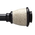 thumbnail image 1 of hometrends Quarry 3/4" Black Drapery Rod Set, 1 of 3