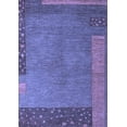 thumbnail image 1 of Ahgly Company Machine Washable Indoor Rectangle Abstract Blue Modern Area Rugs, 7' x 9', 1 of 4