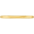 thumbnail image 4 of 14K Yellow Gold 14Ky 2mm Standard Comfort Fit Band Size 5.5 Made In United States cf020-5.5, 4 of 6