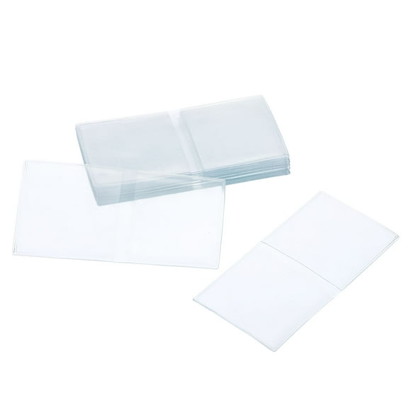 REGALWOVEN 10Pcs Coin Sleeves Holders Pocket Coin Flip Protector Pouch Fold, for Coins Jewelry 2.1" x 4.2"