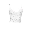 thumbnail image 5 of Yuemengxuan Women Summer Tank Tops, Cartoon Print Lace Trim V-Neck Sleeveless Slim Braces Vest, 5 of 7