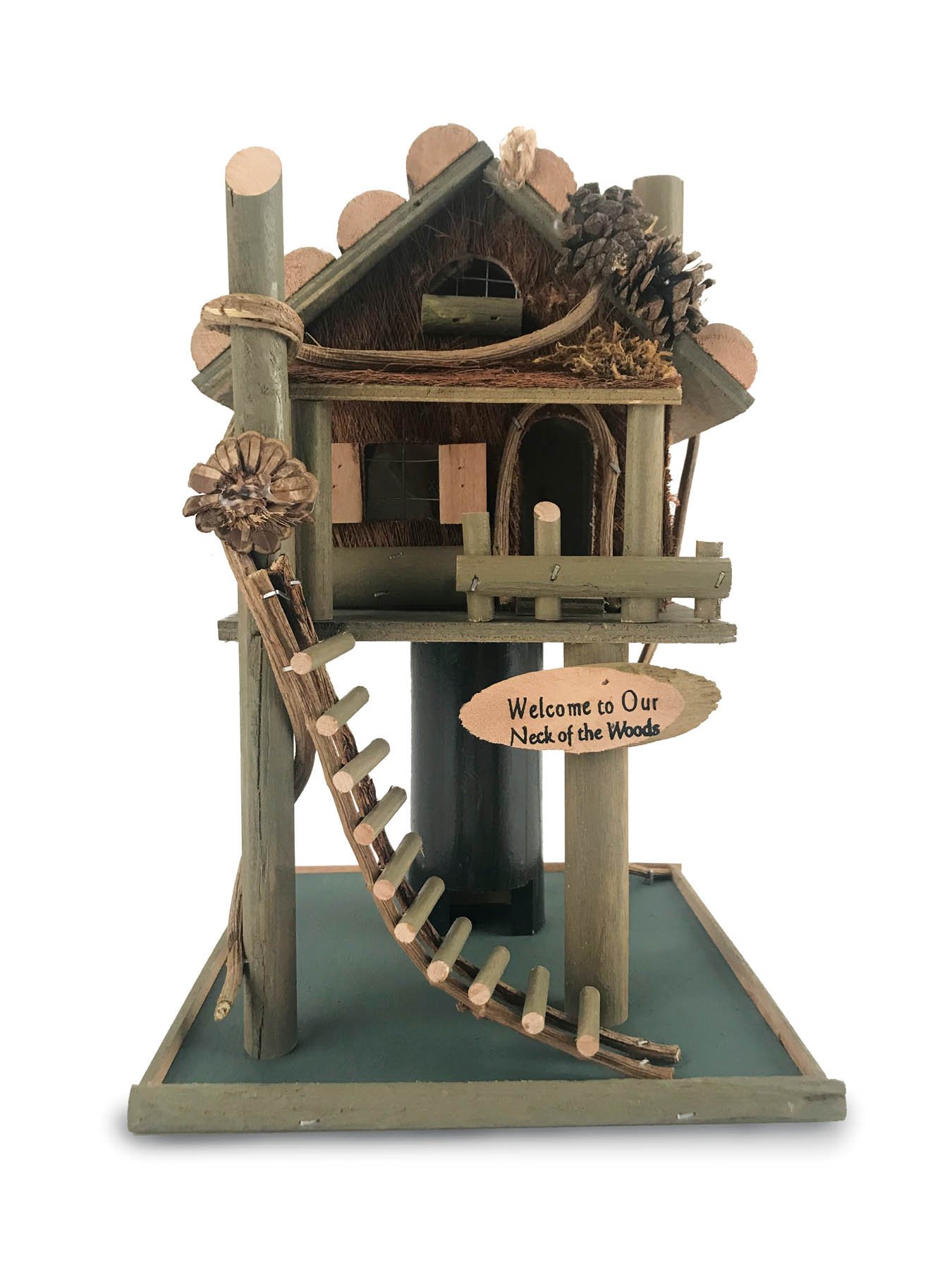 TREE HOUSE BIRD FEEDER