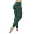 thumbnail image 6 of Cargo Pants for Women Stretch High Waisted Casual Sweatpant Wide Leg Pants for Women Relaxed Yoga Pants Fit Joggers, 6 of 7