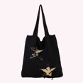 thumbnail image 4 of Bolso casual para mujer, Bolso de mano plegable de ganchillo, bolsas de comestibles reutilizables ligeras, 4 of 4