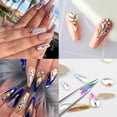 thumbnail image 4 of Diamantes de imitación de cristal con parte posterior plana y múltiples formas para manualidades de arte de uñas, 4 of 5