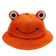 thumbnail image 2 of Visland Frog Bucket Hat , Summer Outdoor Foldable Wide Brim Fisherman Hat Fishing Beach Sun Hat, 2 of 8