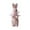 Pink, variant on Zhourta Easter Decoration Flocked Bunny Ornaments Spring Table Centerpieces Indoor Suitable For Home And Party Fun Activity for All Ages