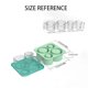 thumbnail image 2 of Stanley cup Bandeja y molde de hielo de silicona mejorados, bandeja de hielo de café cilíndrica de gran tamaño para refrigerador con tapa y accesorios de vidrio, 2 of 2